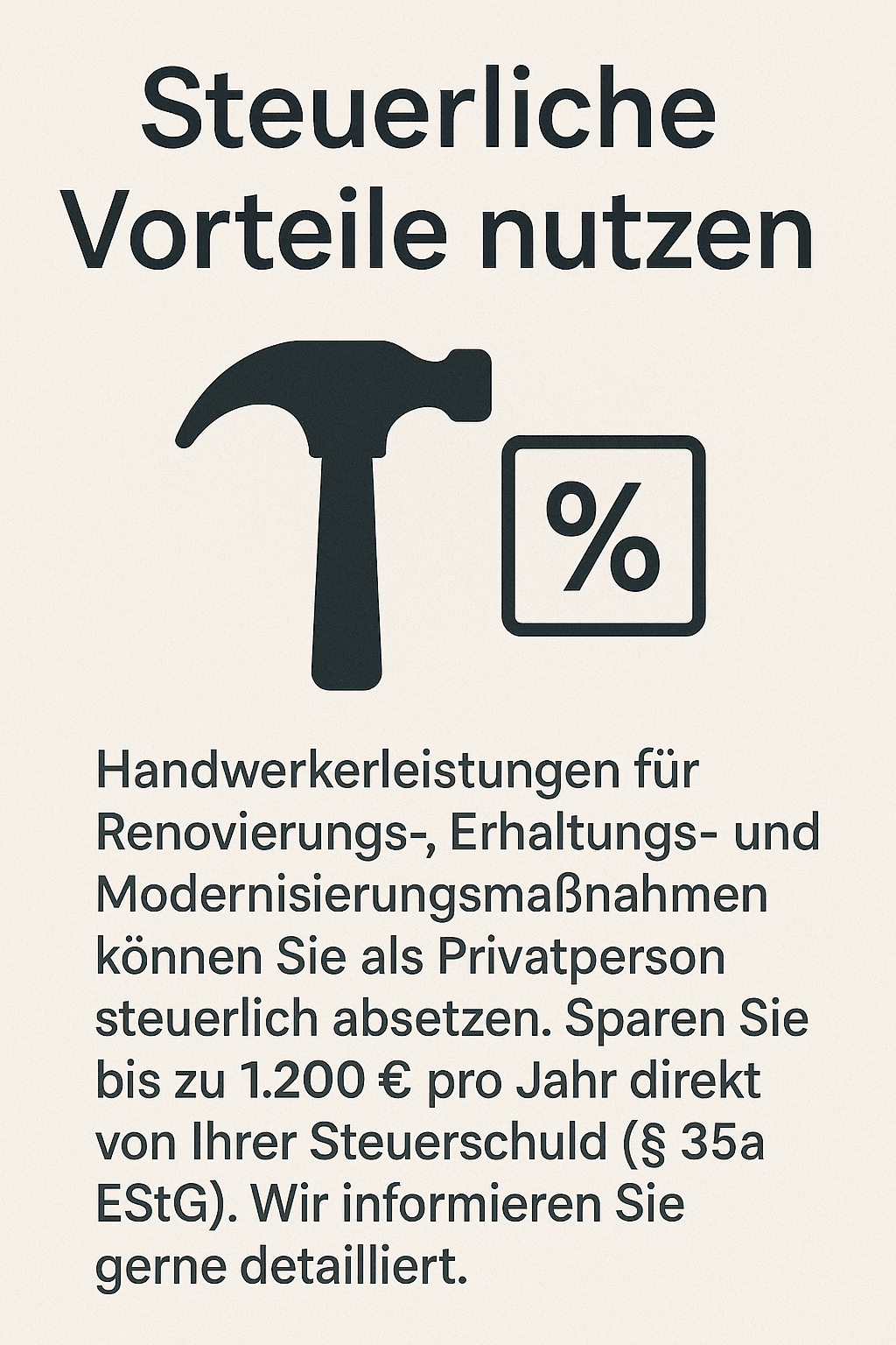 Grafik Steuervorteile